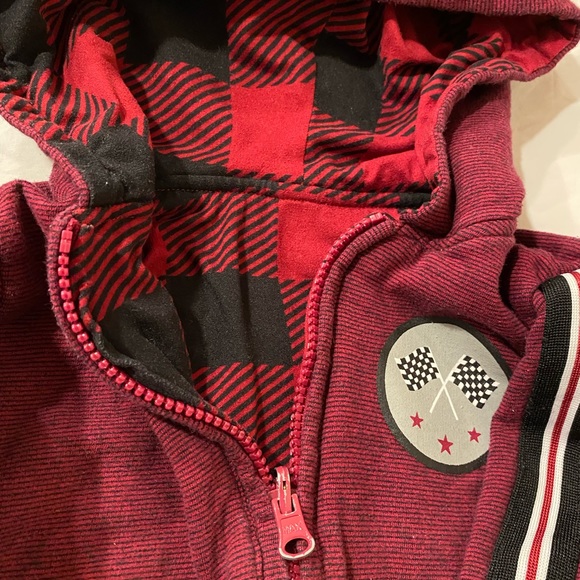 GIFTED Epic Threads Toddler Hooded Lined Full Zip Sweatsuit Pants Sz 2T - Picture 2 of 10